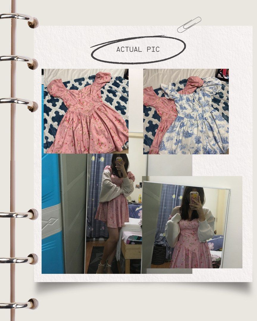 2 Puff Dress (SALE!!!) (Category: Dresses) located in Baguio. Submitted by kxxj17 (Listing ID 1460915157, Image 1). Description: Bundle!! 400 for 2 hehehehe (SHEIN) Size Medium!.