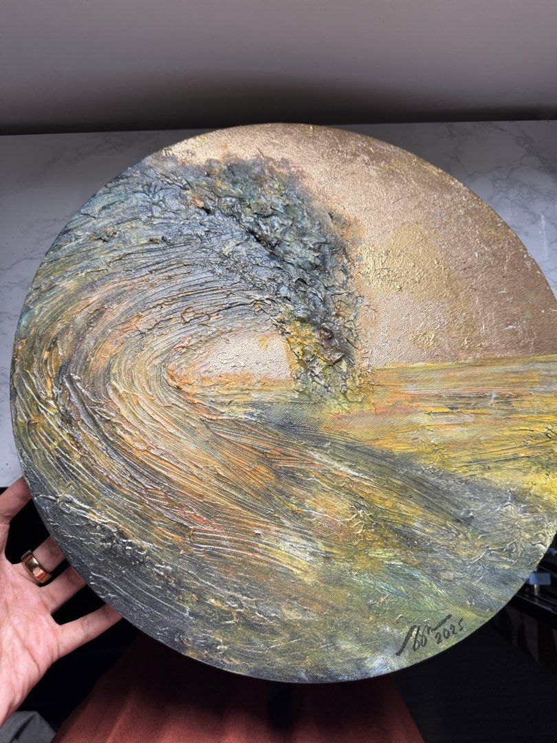 3D Artwork Painting Circle (Category: Art & Prints) located in San Jose del Monte. Submitted by agoraartmarket (Listing ID 1460821688, Image 2). Description: 40cm in diameter.