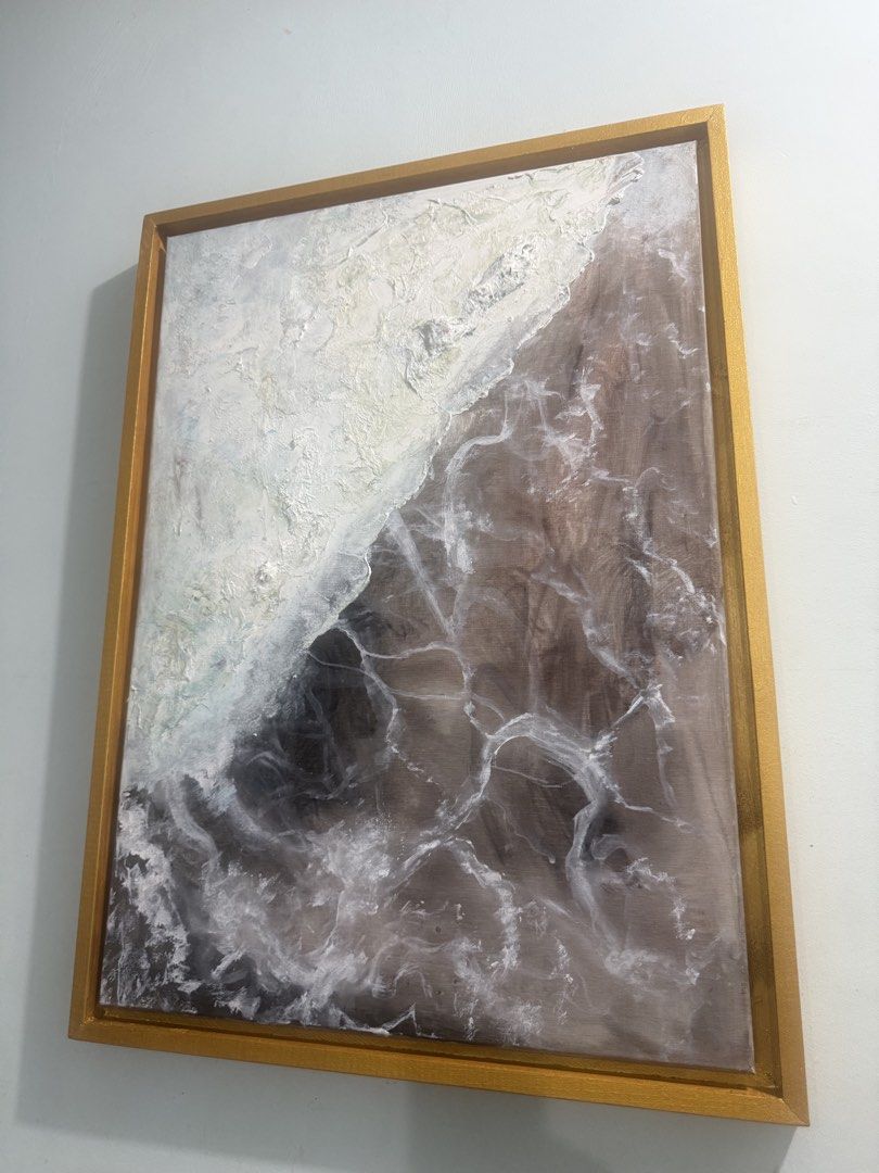 3D Beach Wave Painting Framed (Category: Art & Prints) located in San Jose del Monte. Submitted by agoraartmarket (Listing ID 1460814096, Image 1). Description: 50 by 70cm .