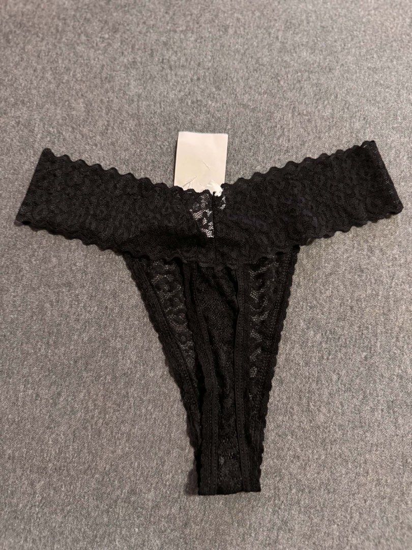4 black printed lace. thong M (Category: Undergarments & Loungewear) located in San Jose. Submitted by 99ners (Listing ID 1460759238, Image 2). Description: .