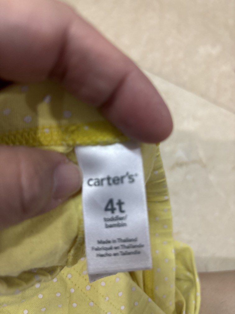 4t carters leggings yellow polka (Category: Babies & Kids Fashion) located in Manila. Submitted by vintageaccessories (Listing ID 1460846849, Image 1). Description: .