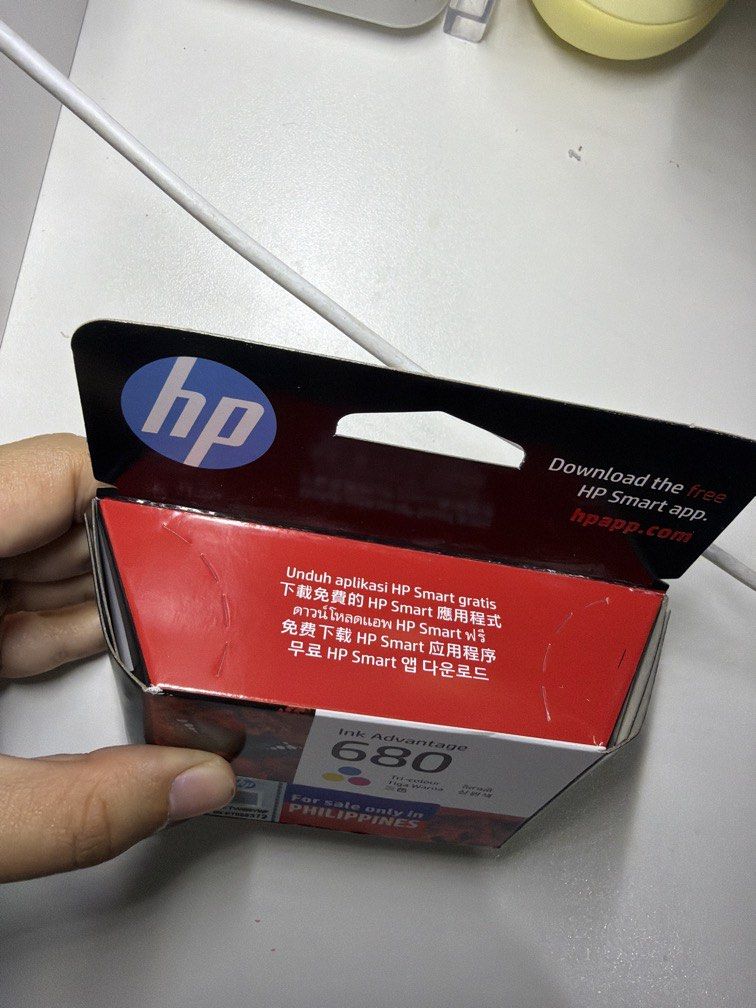 680 Ink Advantage (Category: Printers, Scanners & Copiers) located in Manila. Submitted by federicofr41892 (Listing ID 1460717201, Image 3). Description: BRAND NEW! Not used not opened RFS: Not compatible with my printer🥲.