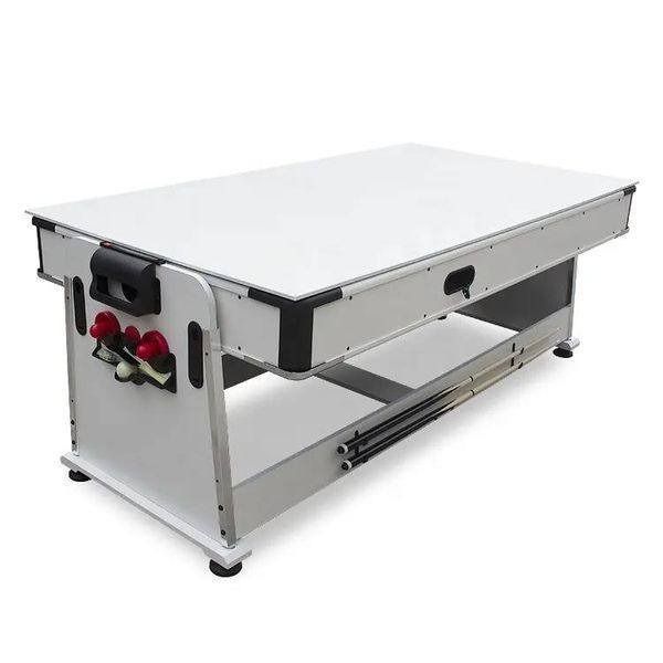 7FT 4IN1 MULTIGAMING TABLE FOR SALE (Category: Billiards and Bowling) located in San Pablo. Submitted by ablpsports (Listing ID 1460747129, Image 2). Description: Outside dimension: width- 4 ft. length - 7 ft. height - 2.6 ft. All accessories for each game are included. TABLE TENNIS *Table net *2 Pcs. Paddles *2 Pcs. Table tennis balls POOL / BILLIARD *2 Pcs. Billiard cue Stick *1 Set Taiwan Billiard Ball 2 inches *1 Pc. Plastic triangle rack for