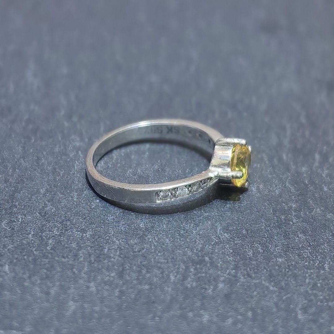 925 Silver ring, size 5.5 (Category: Rings) located in Pasig City. Submitted by primepicksph (Listing ID 1460880887, Image 3). Description: DISCLAIMER: Stones used in the accessories are not tested. Therefore, we are selling the items as is. These products are sourced from different suppliers who have obtained them from auctions. Though some may still look brand new, we declare all items posted as pre-owned. Please manage your expectations as som