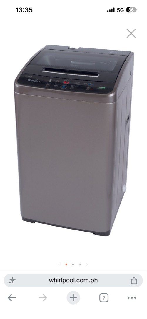 🚨 RUSH SALE — WHIRLPOOL WASHING MACHINE 🚨 (Category: Washing Machines and Dryers) located in Manila. Submitted by marieivylou88 (Listing ID 1460808384, Image 1). Description: Whirlpool LSP780GP | 7.8 kg Fully Automatic Top Load ✨ Good working condition ✨ 7.8 kg capacity ✨ 6th Sense Technology ✨ Energy Saver ✨ Multiple wash programs ✨ Digital timer display ✨ Spacious top-load design ✨ Clean and well-maintained 💰 Rush Sale: ₱12,000 only! 📍 Loca