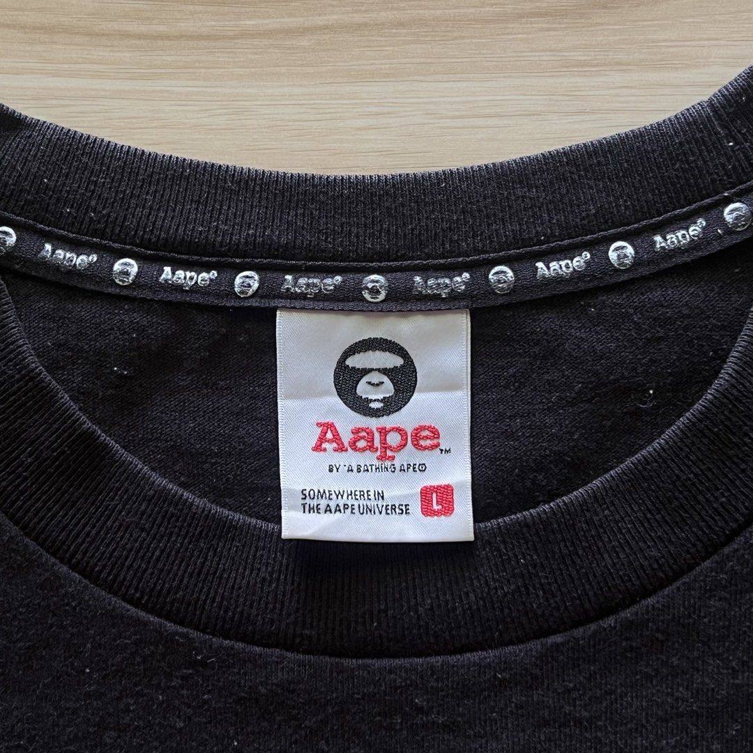 Aape T-Shirt (Category: Tshirts & Polo Shirts ) located in Kidapawan. Submitted by reborngarments_2k25 (Listing ID 1460902353, Image 2). Description: Condition: Excellent Color Rate: 9/10 Width x Length: 23x29 No Issue .