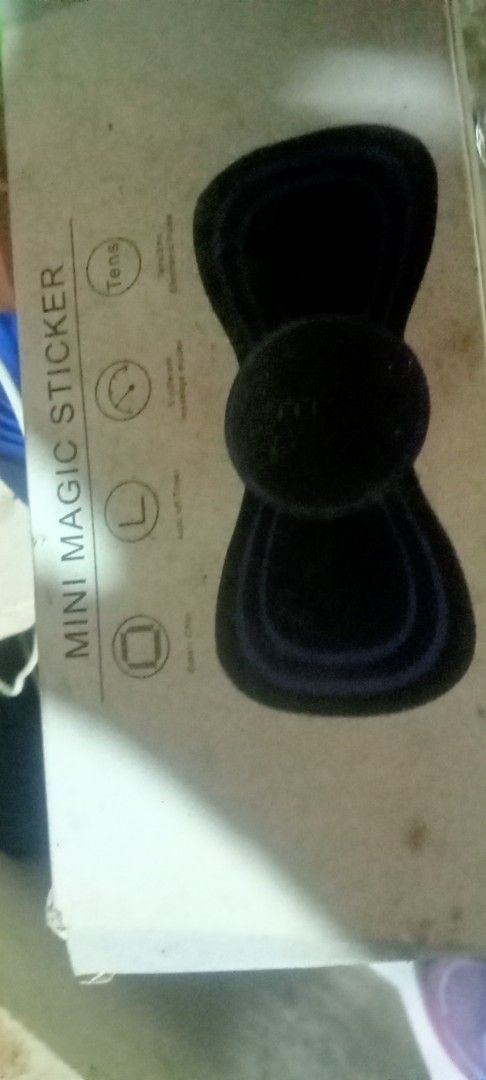Ab massager (Category: Massage Devices) located in Paranaque City. Submitted by dimaguilaa94969 (Listing ID 1460755463, Image 1). Description: - Mini Magic Sticker Ab Massager - Compact and portable design - Easy to use for abs toning - Convenient for at-home workouts pm if int pm if int 09260966619 - Helps you achieve your fitness goals.