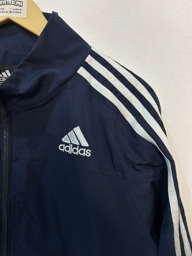 Adidas 3-Stripes Full-zip Track Jacket/Windbreaker (Category: Coats, Jackets and Outerwear) located in Subic. Submitted by refitted.ph (Listing ID 1460918564, Image 3). Description: Adidas 3-Stripes Full-zip Track Jacket/Windbreaker * Authentic / Legit💯 * Best Fit: Medium - Large * Width: 23 * Length: 27 * Color Rate: 9.8 * Excellent Condition * No Issue❗️ PRICE: 800 + Shipping Fee Mode of Payment🧾: Cash/Gcash We Ship Nationwide🇵🇭 Courier 🚚: