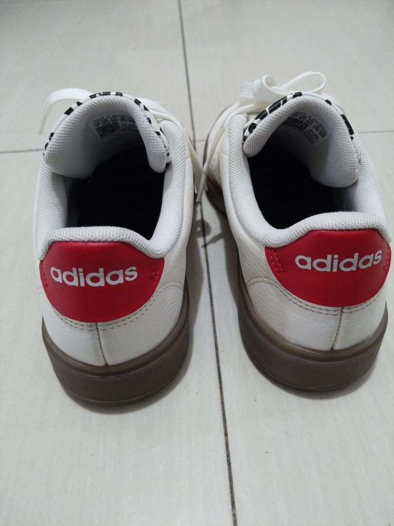 Adidas Cloudfoam Comfort Sneakers White Leopard Print (Category: Sneakers) located in Quezon City. Submitted by littlekiboo (Listing ID 1460777384, Image 3). Description: - White Adidas sneakers with a stylish leopard print accent on the tongue. - Cloudfoam Comfort insoles for superior cushioning. - Durable gum sole for everyday wear. - Classic perforated Adidas stripes on the side. - Eye-catching red Adidas logo detail on the heel. - Ideal for c