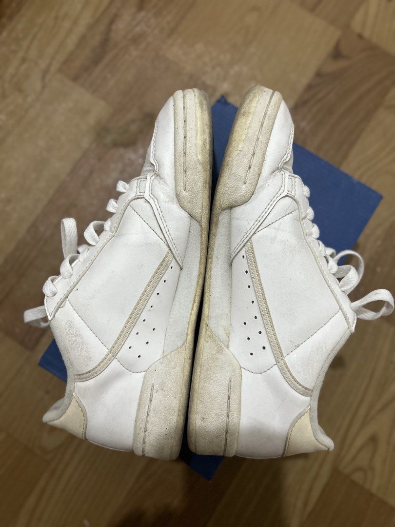 Adidas Continental 80 White Sneakers (Category: Sneakers) located in Subic. Submitted by madame_donut (Listing ID 1460850447, Image 2). Description: - White Adidas Continental 80 sneakers - Classic, everyday style - UK Size 7 - Shows some signs of wear on soles and uppers - Selling as is.