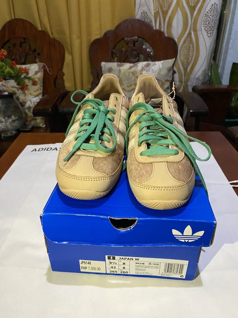 Adidas Japan Sneakers (Category: Sneakers) located in Quezon City. Submitted by bagsboutiqueph (Listing ID 1460842269, Image 3). Description: Brandnew and Authentic. With Original box and tag. size: US - 9.5 / UK - 8 Nego for sure buyer..