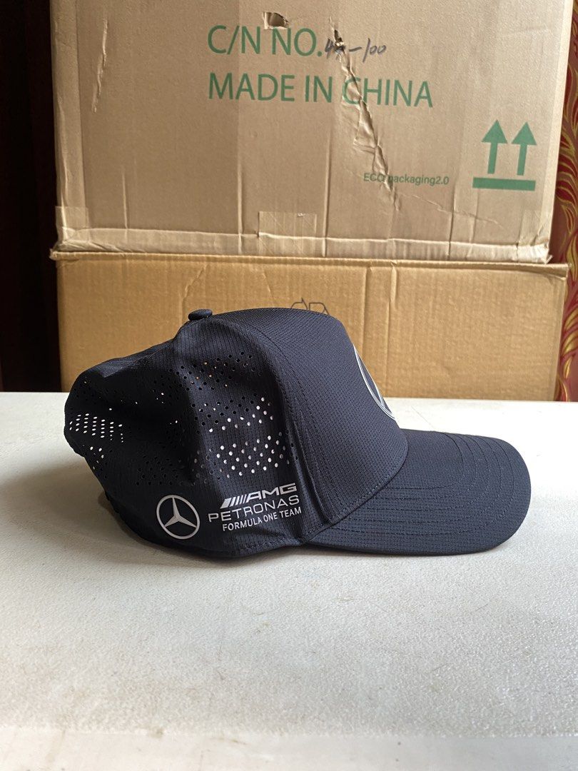 Adidas Mercedes Formula 1 Cap (Category: Caps & Hats) located in Manila. Submitted by somebanothings2.0 (Listing ID 1460802396, Image 3). Description: Team Mechanics Cimacool Trucker Cap - One Size Fits Most (57-60cm) - new and unused - comes with its original tags Loc: Welcome Rotonda, Quezon City Fixed price already. Other offers will be ignored. RFS: selling all my Formula 1 merch. You can check my other listings; I have Funko and Lego..