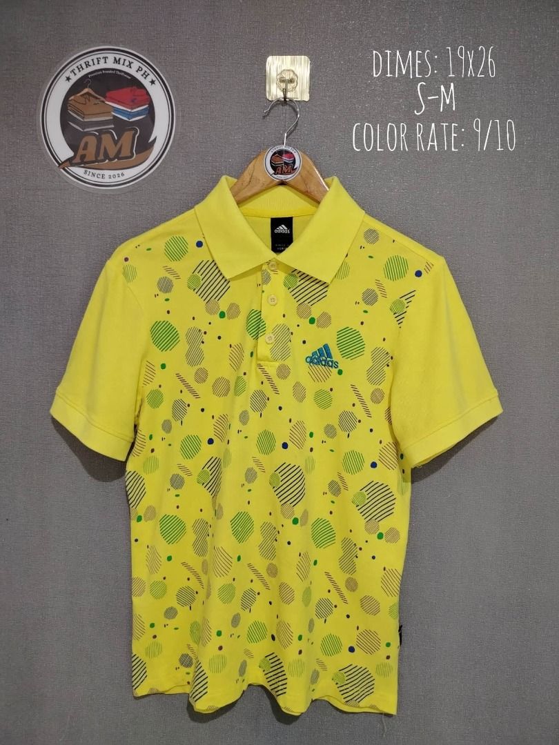 Adidas Polo Shirt (Category: Tshirts & Polo Shirts ) located in Dasmarinas. Submitted by amthriftmixph.2001 (Listing ID 1460733547, Image 1). Description: BRAND: Adidas SIZE: Small - Medium DIMES: 19" Width x 26" Length CONDITION: 9/10 COLOR RATE: 9/10 TAGS: With Brand Tags ISSUE: None.