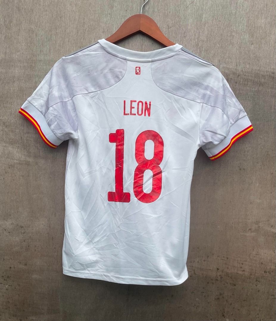 adidas Spain Away Jersey (Category: Tshirts & Polo Shirts ) located in Talisay. Submitted by justindanielle17 (Listing ID 1460755974, Image 2). Description: Unisex Jersey size XS to S for men Size S to M for women excellent condition 9.7/10 color rate minor fold cracks sa back print .