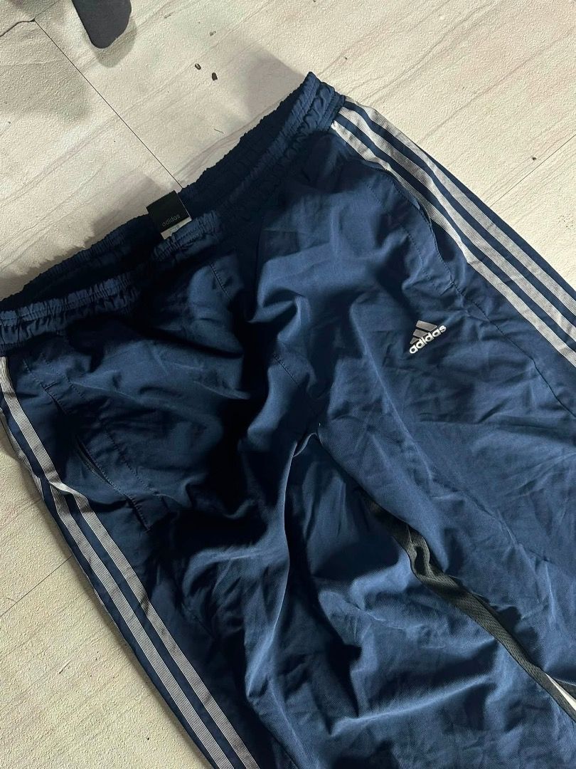 Adidas Track Pants (Category: Jeans) located in Manila. Submitted by nb_thriftshop (Listing ID 1460900859, Image 2). Description: adi track pants waist 30 to 40 length 41 leg hole 8 no issue need wash.