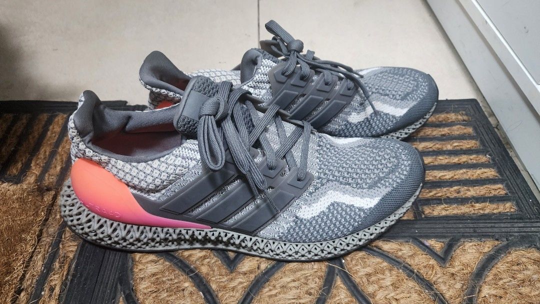 Adidas Ultra 4D 'Grey Pink Gradient' G58161 (Category: Sneakers) located in Mandaluyong City. Submitted by lorenzo3 (Listing ID 1460901168, Image 2). Description: Adidas Ultra 4D 'Grey Pink Gradient' G58161 size US11.5 used no box still in good condition.