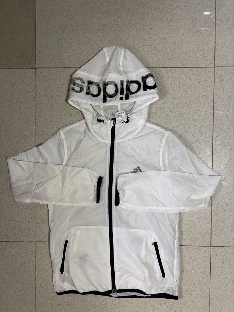 ADIDAS WINDBREAKER (Category: Coats, Jackets and Outerwear) located in Cagayan de Oro. Submitted by thriftcgyph (Listing ID 1460825608, Image 1). Description: ADIDAS WINDBREAKER ₱700 ISSUE STAIN COMPLETE TAGS m ON TAG COLOR RATE: 8/10 L : 23 x W: 19.