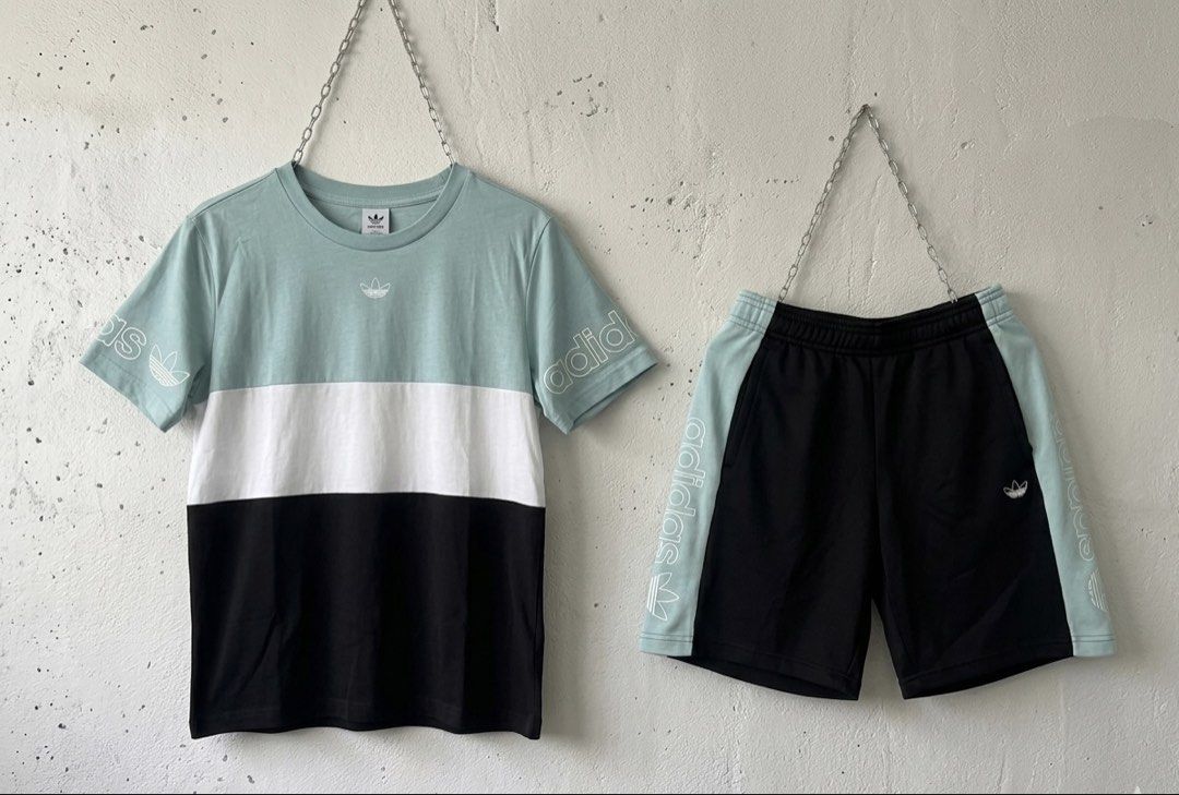 Adidas Youth Panel Tee and Short Set (Category: Babies & Kids Fashion) located in Manila. Submitted by got_loots (Listing ID 1460782726, Image 1). Description: WTS❗️❗️❗️ Adidas Youth Panel Tee and Short Set In Very Good Condition Kids 11-12 ₱700 Only .