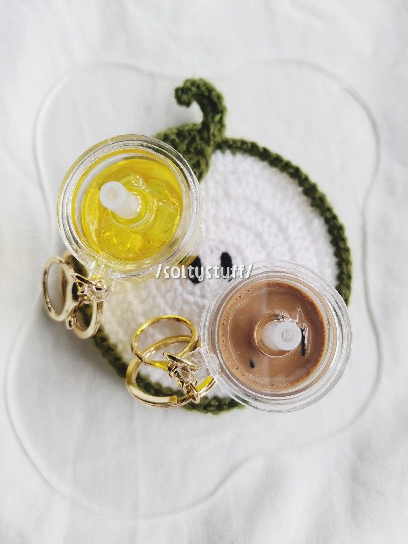 Afternoon Tea Iced Tea Keychain Set (Category: Character Goods) located in Malolos. Submitted by soltyx (Listing ID 1460859921, Image 2). Description: set of two.
