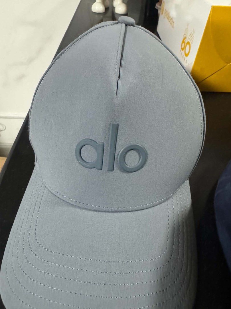 Alo Grey Baseball Cap (Category: Caps & Hats) located in Makati City. Submitted by stallionmegx (Listing ID 1460760451, Image 1). Description: authentic.