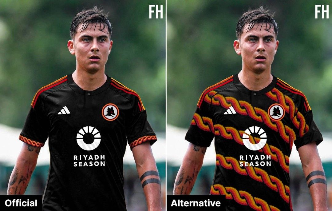 Alternative AS Roma 23-24 Third Kit (Category: Tshirts & Polo Shirts ) located in Cavite. Submitted by labbudds20 (Listing ID 1460884278, Image 1). Description: Alternative AS Roma 23-24 Third Kit size 3xl armpit to armpit 23 inches length 30 inches excellent condition see pictures for details.