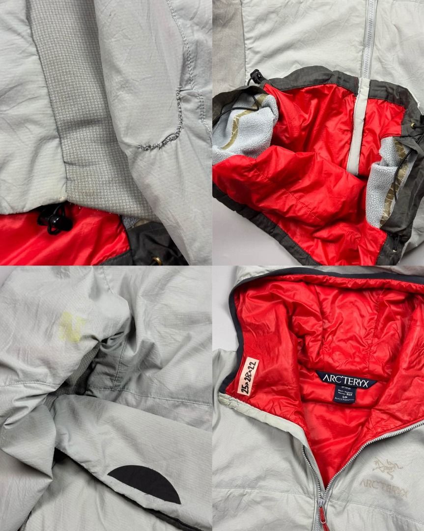 ARCTERYX JACKET (Category: Coats, Jackets and Outerwear) located in Baguio. Submitted by stockedclothing047 (Listing ID 1460895618, Image 2). Description: ARCTERYX JACKET (GOOD CONDITION) SIZE: SMALL (25F X 28B X 22W) ISSUE* REPAIRED SLEEVE,PATCHED HOLE,STAIN,EXPIRED GLUE ON DRAWCORD.