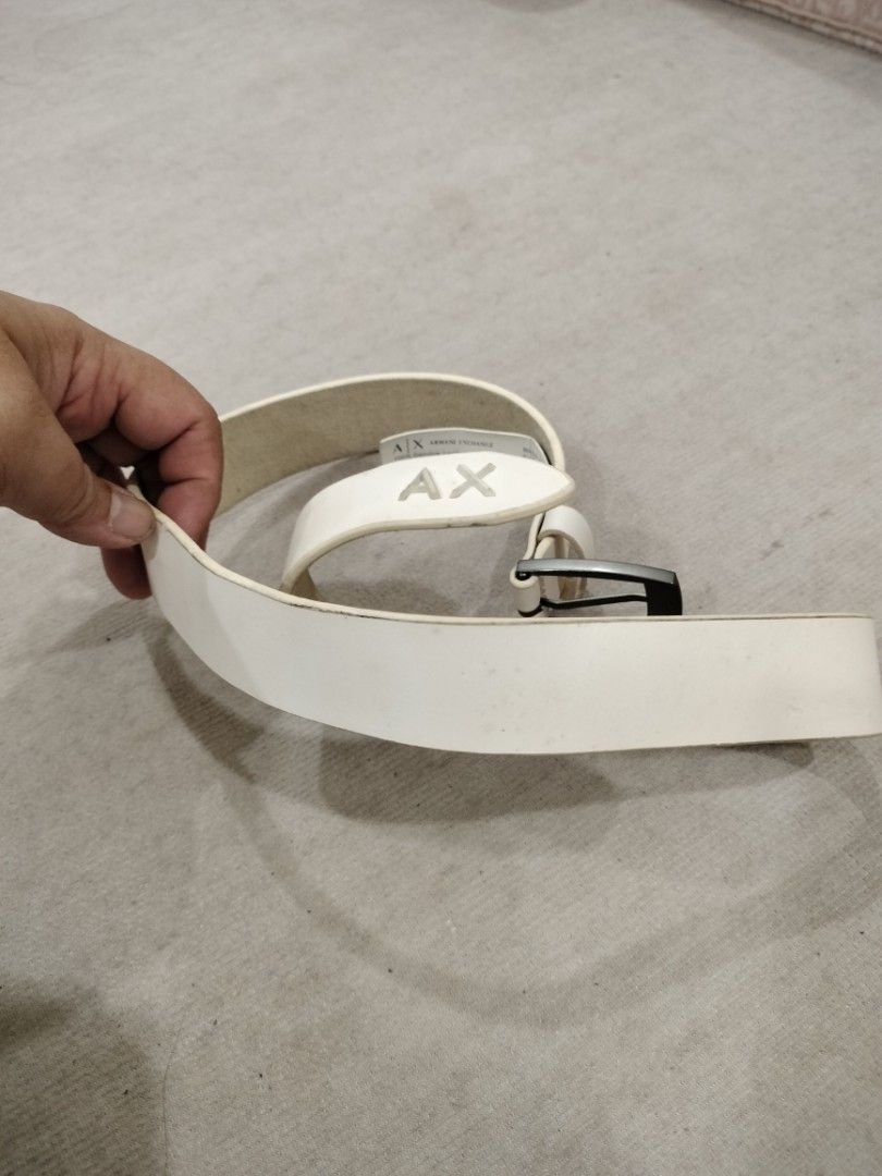 Armani Exchange (Category: Belts) located in Quezon City. Submitted by dex.colletions (Listing ID 1460906223, Image 1). Description: authentic Armani Exchange 1800 negotiable.