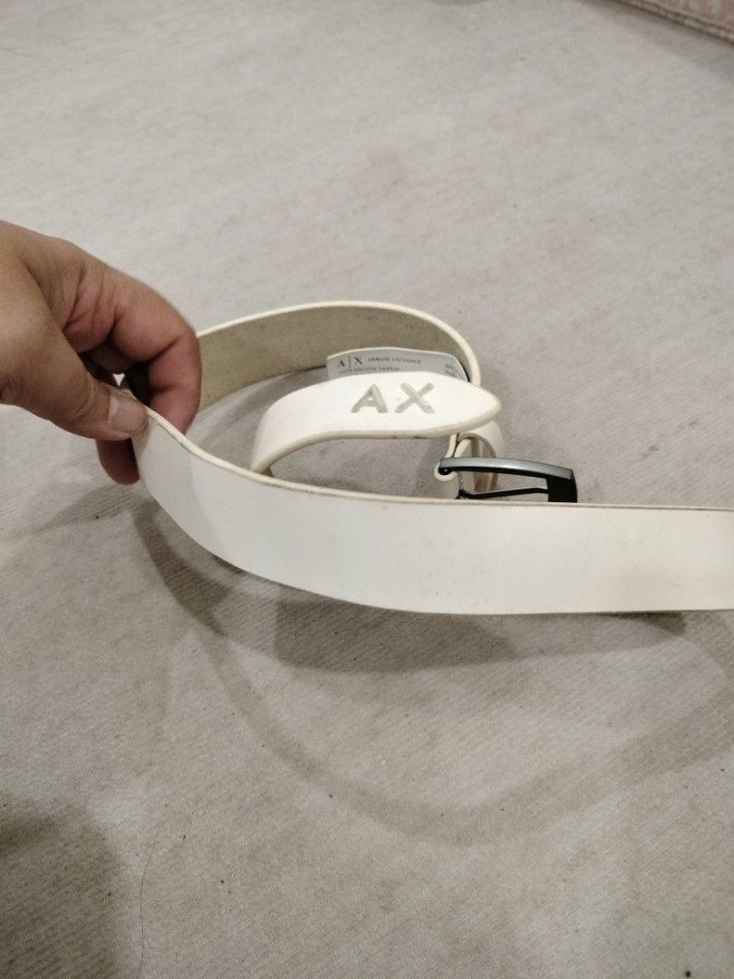 Armani Exchange (Category: Belts) located in Quezon City. Submitted by dex.colletions (Listing ID 1460906223, Image 2). Description: authentic Armani Exchange 1800 negotiable.