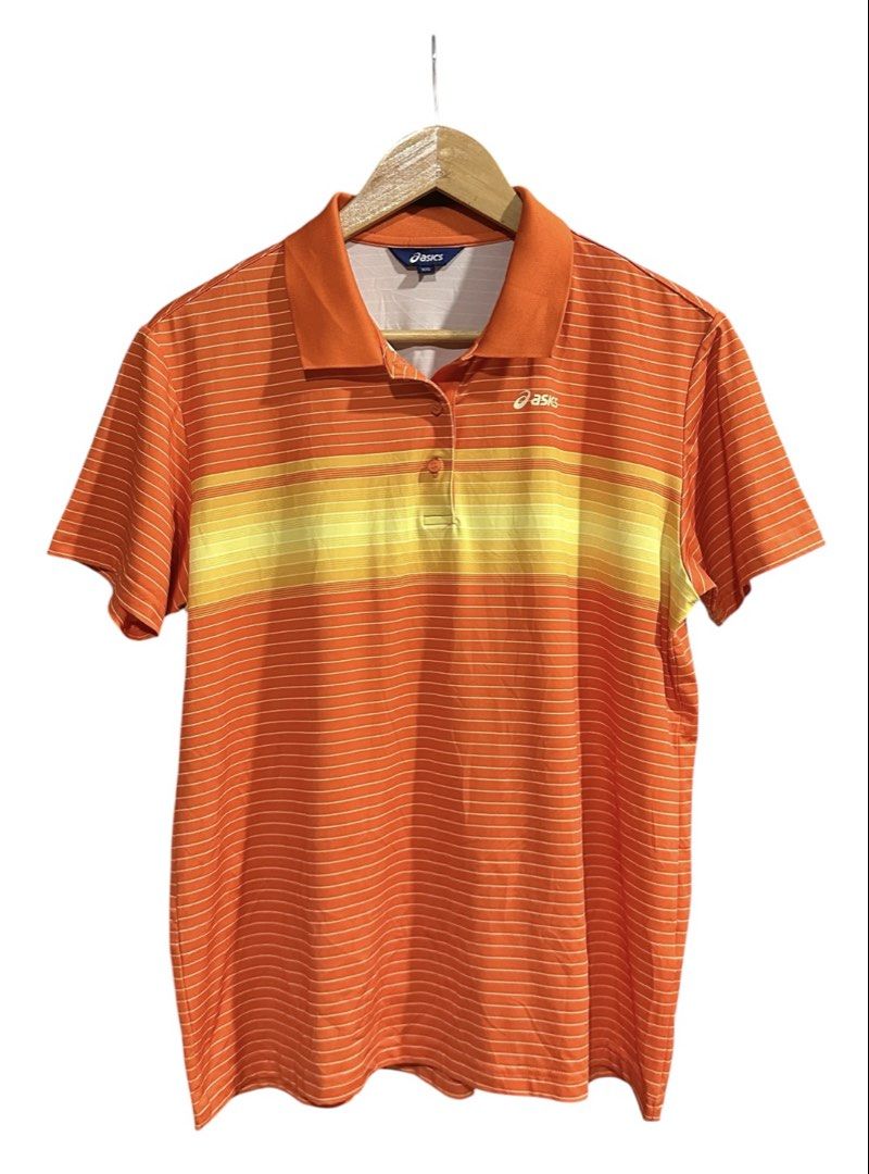 ASICS SHORT-SLEEVE POLO SHIRT (Category: Tshirts & Polo Shirts ) located in Cagayan de Oro. Submitted by thrift_on_cdo.ph (Listing ID 1460770008, Image 1). Description: No issue Size: Medium (105) L23.5 W20 Color: 10/10 Condition: 10/10.