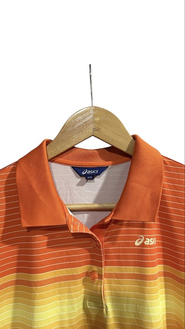 ASICS SHORT-SLEEVE POLO SHIRT (Category: Tshirts & Polo Shirts ) located in Cagayan de Oro. Submitted by thrift_on_cdo.ph (Listing ID 1460770008, Image 3). Description: No issue Size: Medium (105) L23.5 W20 Color: 10/10 Condition: 10/10.