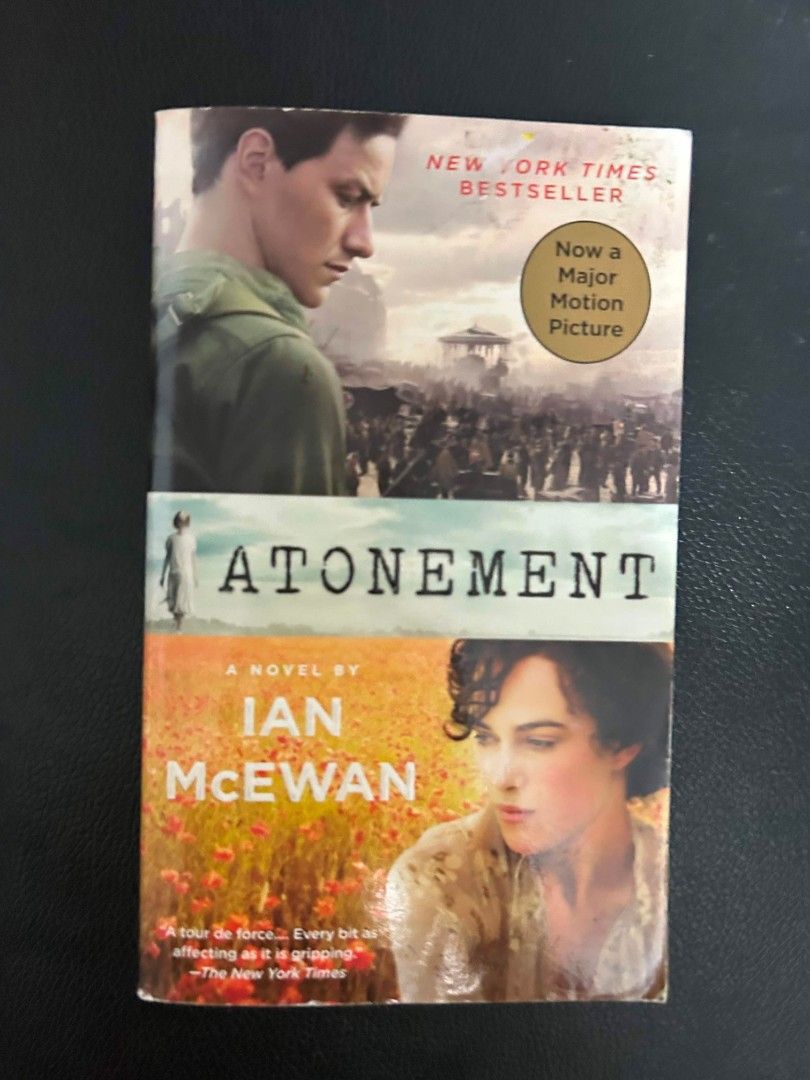 Atonement by Ian McEwan mmpb (Category: Storybooks) located in San Isidro. Submitted by cahel.ii (Listing ID 1460919230, Image 1). Description: PAYMENT FIRST ONLY. No COD/COP. GCash & J&T only. 📌 All books are preloved and authentic (please expect some tanning and signs of wear). 📌 All books have complete and original pages. 📌 No writings or markings 📍 Location: Tarlac City, Tarlac Thank you!.