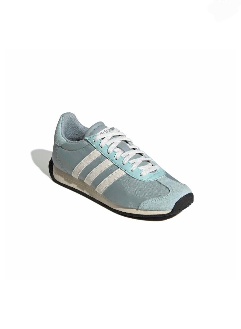 Adidas Shoes (Category: Sneakers) located in Batangas. Submitted by thriftshop_izy15 (Listing ID 1460791778, Image 1). Description: - Authentic - Sage green Adidas sneakers - Features iconic white stripes - Classic lace-up closure - Retro design, ideal for casual outings - Size: US 6, F 37 1/3, UK 4 1/2.