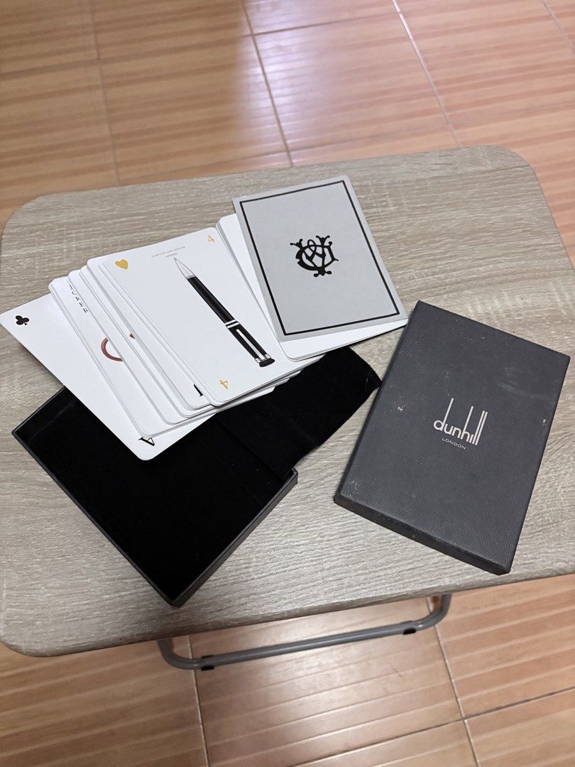 Authentic Alfred Dunhill Playing Cards Luxury Gift Set (Complete) (Category: Board Games & Puzzles) located in Manila. Submitted by marty2smoove (Listing ID 1460729347, Image 2). Description: NO ISSUES!.