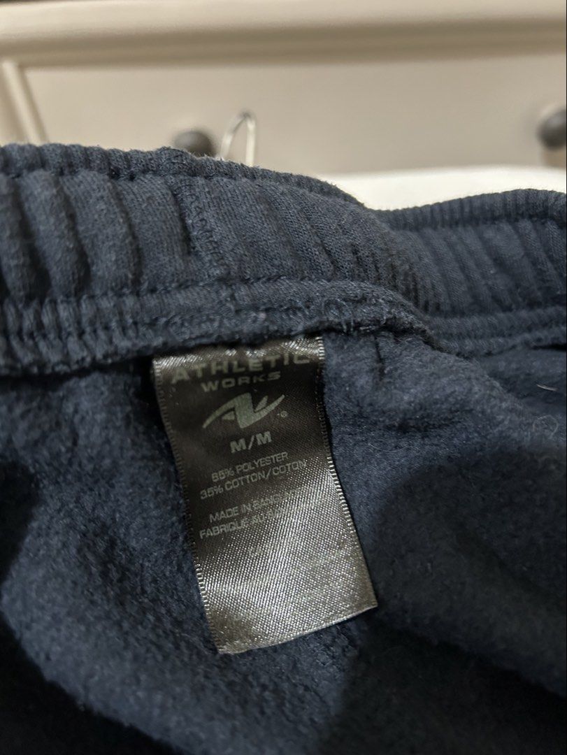 Authentic Athletic Works (bundle of 2) (Category: Activewear) located in Manila. Submitted by maison_marie (Listing ID 1460894082, Image 3). Description: Athletic Works Active Jogger Pants Size: medium on tag Color: gray and blackish with a blue tone Length: 40 inches Waist: 29 inches stretches up to 36 inches Elastic waistband with adjustable drawstring Two side pockets Comfortable, casual style—perfect for everyday wear Location: Malate, Manila