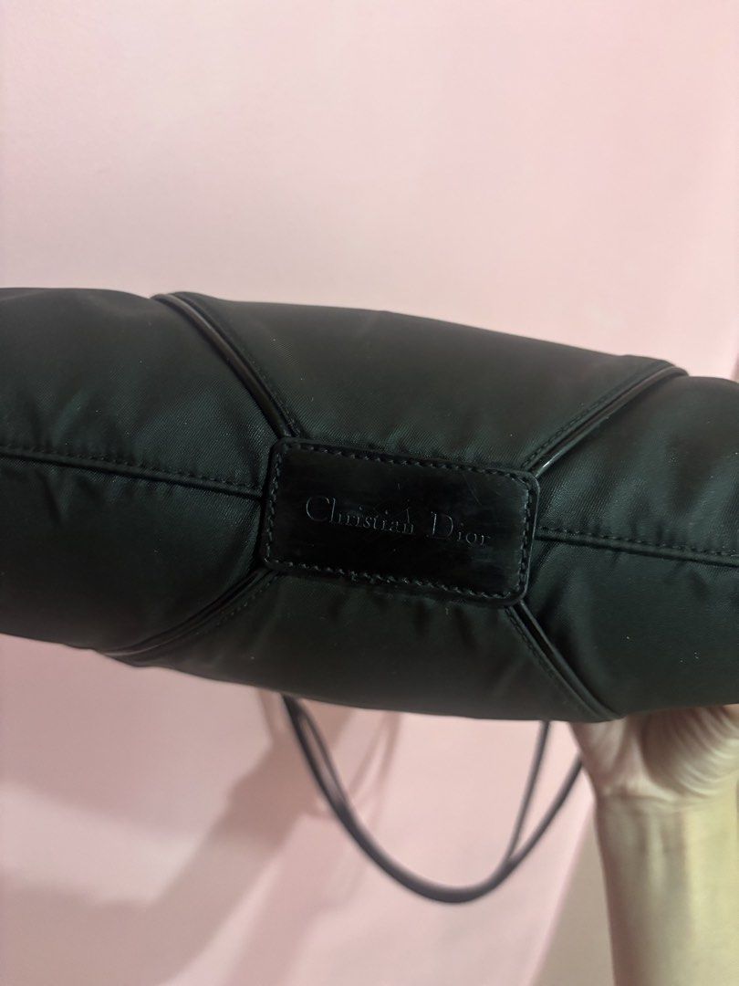 AUTHENTIC Dior Black Nylon East West Bag (Category: Luxury Bags & Wallets) located in Baliuag. Submitted by shoppethrift (Listing ID 1460771501, Image 3). Description: - Guaranteed Authentic - Coded - Christian Dior Zip.