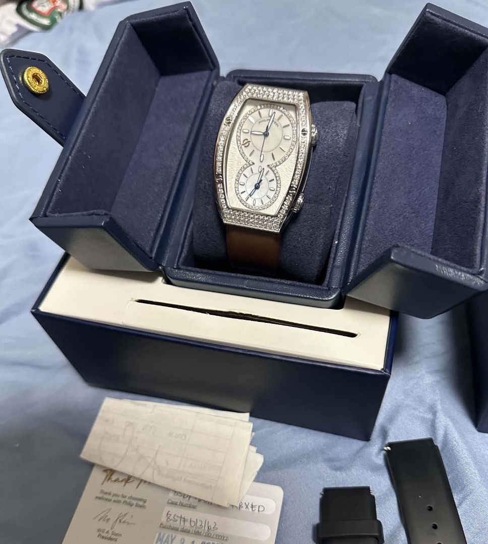 Authentic PHILIP STEIN Evolution Paved Diamonds Large 💎✨ (Category: Women's Watches) located in Bulacan. Submitted by sophieysobelle.ph (Listing ID 1460724686, Image 1). Description: Authentic PHILIP STEIN Evolution Paved Diamonds Large 💎✨ PH 🇵🇭 on hand • Pristine condition 💯 Comes with complete inclusions w/ extra strap Money back guarantee if proven fake ‼️ SRP: ₱230k • Selling super low 💗✨ 𝐐𝐮𝐞𝐞𝐧𝐭𝐢𝐚 𝐲 𝐁𝐞𝐥𝐥𝐚 𝘸𝘢𝘴 𝘯𝘰𝘵 𝘢�