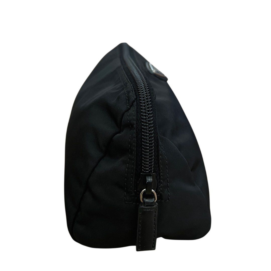 AUTHENTIC PRADA TESSUTO NYLON COSMETIC POUCH (Category: Luxury Bags & Wallets) located in Cavite. Submitted by charmscloset888 (Listing ID 1460747819, Image 2). Description: Exterior: Excellent Interior : show signs of normal use; minimal stains.