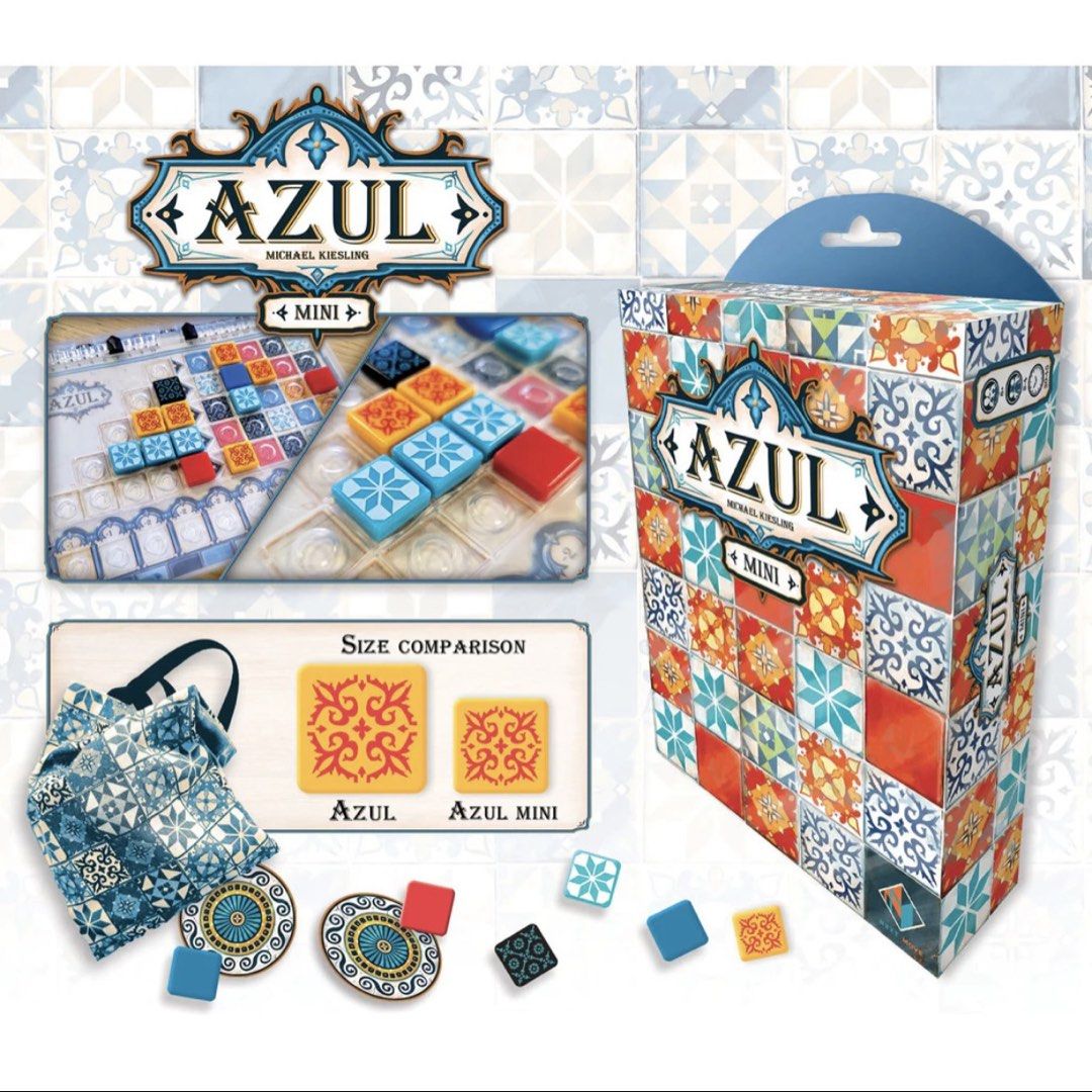 Azul Mini Board Game (Category: Board Games & Puzzles) located in Paranaque City. Submitted by piajajaja (Listing ID 1460813088, Image 2). Description: For sale: Azul Mini Bought from orange app, brand new & sealed RFS: Accidentally bought two.
