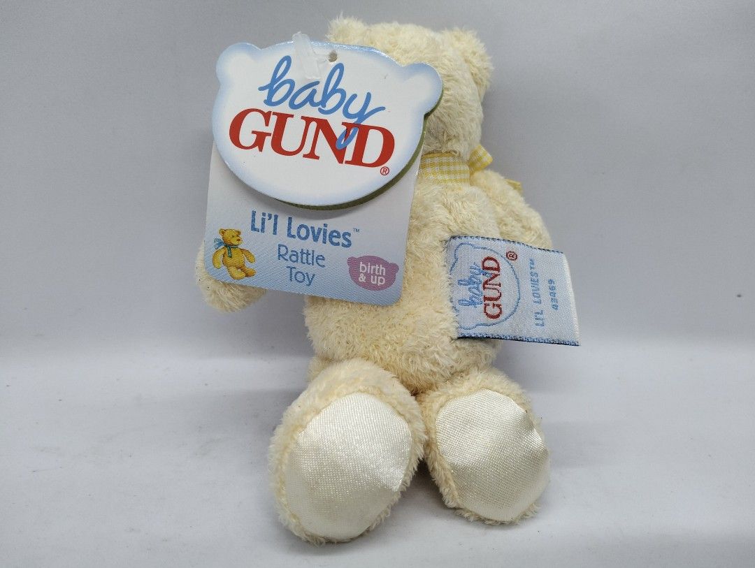 Baby Gund Small Teddy Bear (Category: Plushies & Soft Toys) located in Baguio. Submitted by toys_of_yesteryear (Listing ID 1460905448, Image 2). Description: LOCATION: Baguio City PRICE: 300.00 each + sf DESCRIPTION: 👉 Baby Gund Small Teddy Bear. CONDITION: 👉 New with paper tags. 👉 Item description is subjective so buyers are encouraged to rely on their judgement based on the pictures posted before buying. Actual photos posted. 👉 SOLD AS IS, 