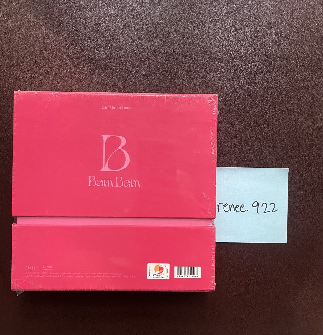 Bambam B Album [SEALED] GOT7 (Category: CDs & DVDs) located in Solano. Submitted by renee.922 (Listing ID 1460827138, Image 2). Description: Sealed Bam B version (Pink).