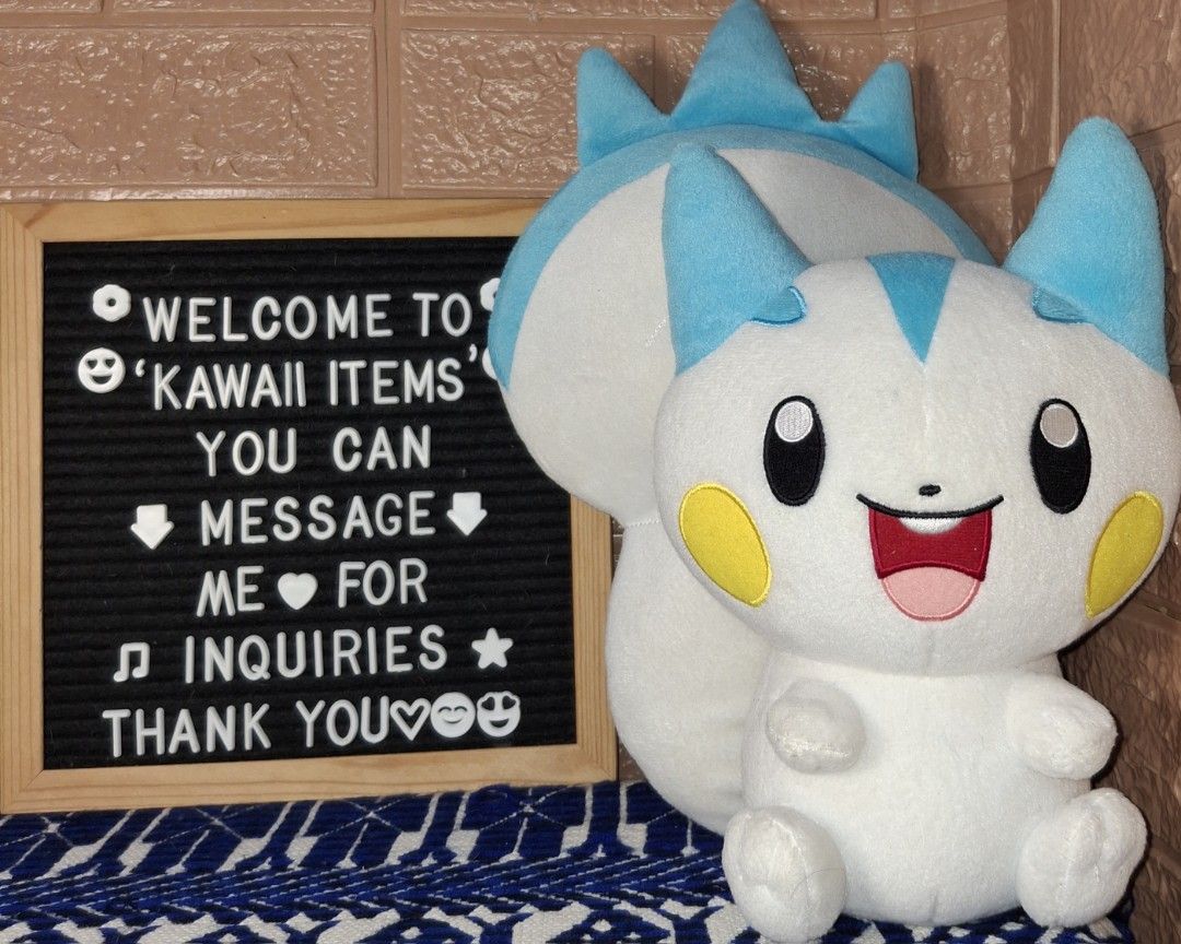 Banpresto Pokemon Pachirisu Plush Toy (Category: Plushies & Soft Toys) located in Bulacan. Submitted by kawaii_items_stuffed_toys (Listing ID 1460914599, Image 1). Description: Brand new From japan box Banpresto Pokemon Pachirisu Height 11inches/28cm Lenght 9inches/23cm Width 14½inches/37cm Just message me if you ever want to see more pictures of the item, I'm more than glad to assist you. 📌Location: San Jose Del Monte Bulacan, Philippines 🛵Shi
