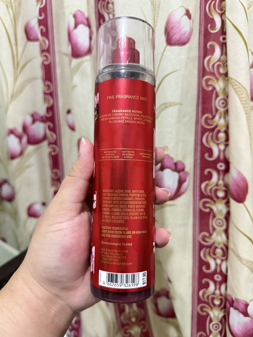 Bath & Body Works Japanese Cherry Blossom (Category: Fragrance & Deodorants) located in General Trias. Submitted by lenochkalia (Listing ID 1460904255, Image 2). Description: .