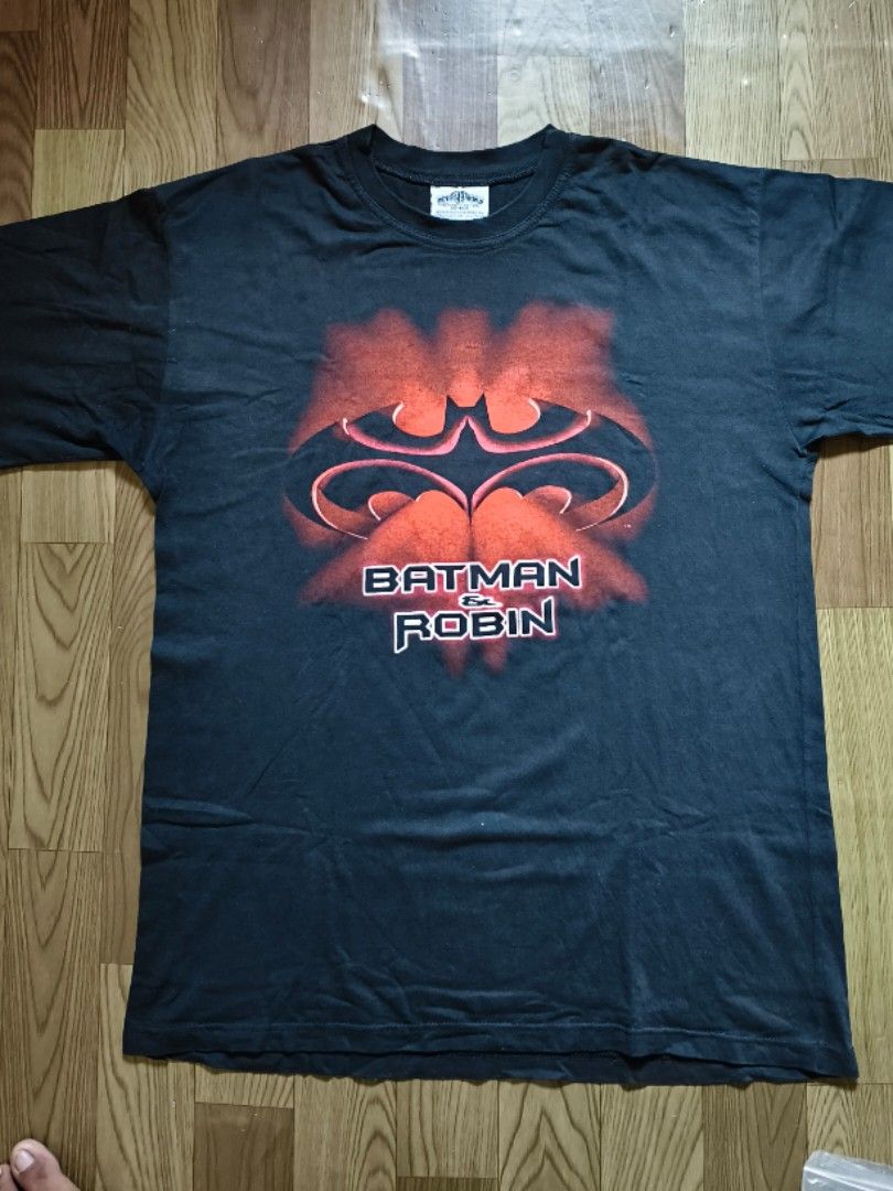 BATMAN & ROBIN (Category: Activewear) located in Maasin. Submitted by jonaldukaypickers (Listing ID 1460719829, Image 1). Description: BATMAN & ROBIN Tag Warner Bros size XL Dimension 23/31 Issue 2 pin hole nasa last picture Payment Gcash courier J&T FLASH LBC JRS Location Visayas Maasin Add ship Fee 80.