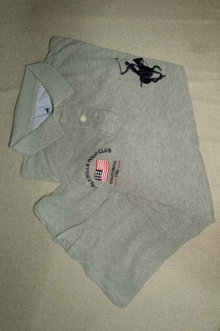 BHPC Gray Polo Shirt USA Large (Category: Tshirts & Polo Shirts ) located in Makati City. Submitted by ray_sells (Listing ID 1460782448, Image 3). Description: Second Hand Item (Personal Wardrobe) - What you see is what you get. - Used but not in a bad condition. - Reason for selling: Decluttering. .