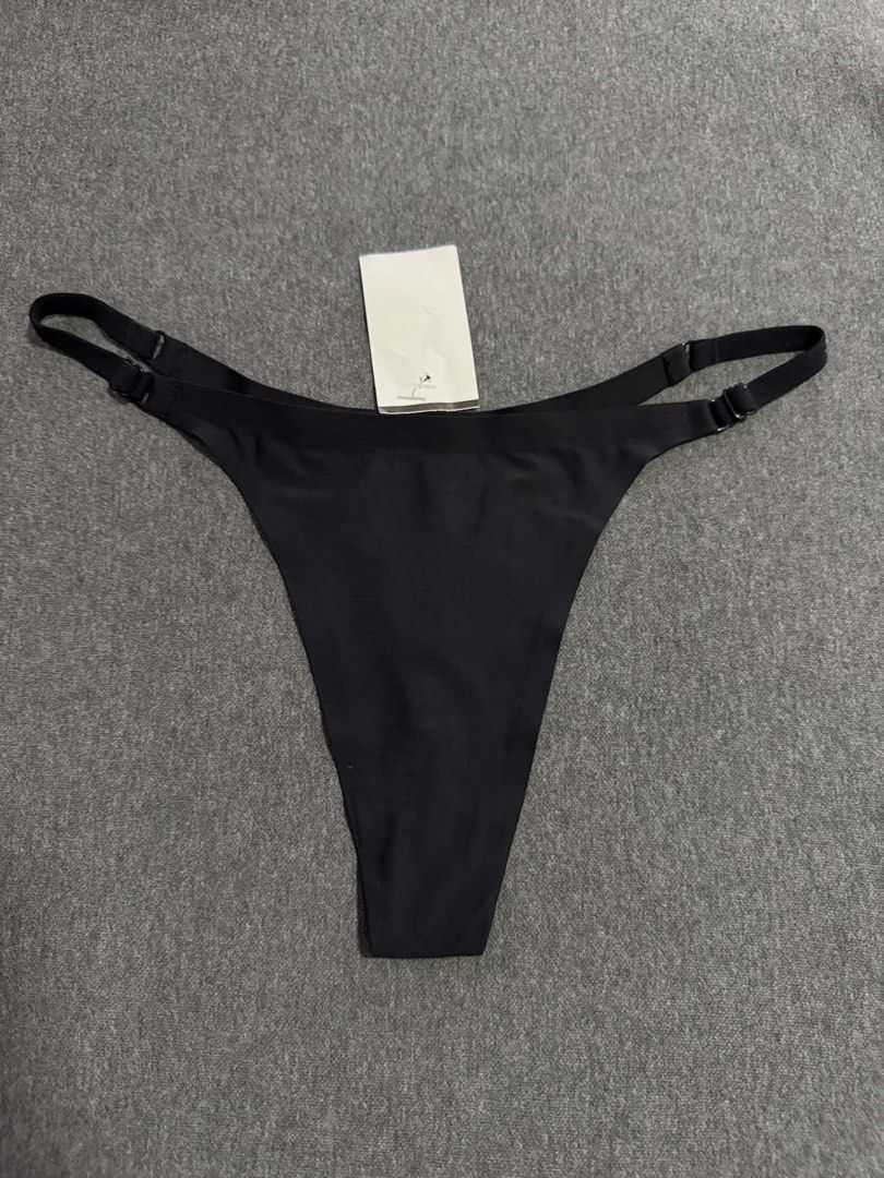 black adjustable thong S (Category: Undergarments & Loungewear) located in San Jose. Submitted by 99ners (Listing ID 1460757429, Image 1). Description: .