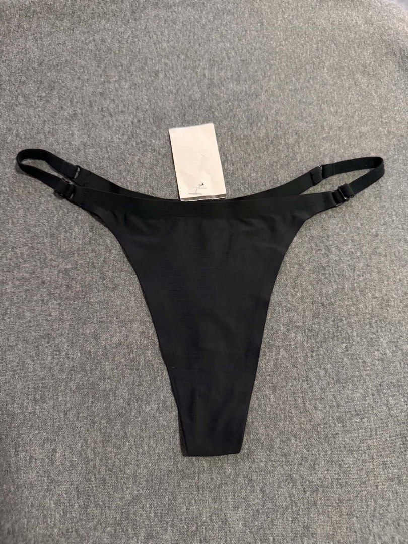 black adjustable thong S (Category: Undergarments & Loungewear) located in San Jose. Submitted by 99ners (Listing ID 1460757429, Image 3). Description: .