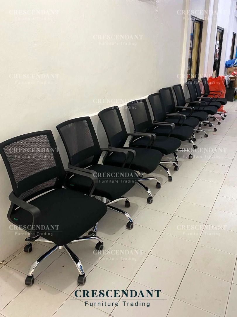 Black Executive Office Chair with Lumbar Support (Category: Office Furniture & Fixtures) located in Pasig City. Submitted by abicft (Listing ID 1460731698, Image 1). Description: (THE PRICE IS FOR POSTING PURPOSES ONLY) CUSTOMIZE OFFICE CHAIRS 📌FREE QUOTATION! 📌FREE SITE VISIT & FREE ESTIMATE within Metro Manila 📌FREE 2D AND 3D LAYOUT or you can send us your measurement/layout. 📍Other products: ✅Office Partition ✅Steel Cabinet ✅Office Chair ✅