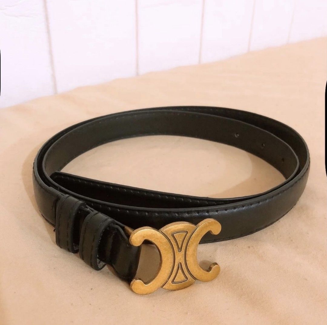 Black Leather Belt (Category: Belts) located in Manila. Submitted by withlovesam (Listing ID 1460825656, Image 1). Description: firs small to medium.