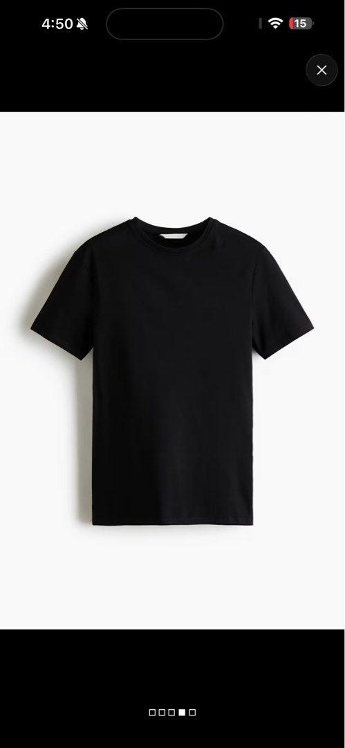H&M basic women shirt tops (Category: Shirts) located in Muntinlupa City. Submitted by iluvm0nchichi (Listing ID 1460800789, Image 3). Description: H&M on the tag Bought it for ₱499 selling it into a bundle for ₱800 If separate purchase ₱300 each 😊.