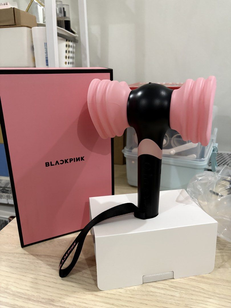 BLACKPINK Official Lightstick Special Edition (Category: K-Wave Merchandise) located in Rizal. Submitted by itslun4a (Listing ID 1460822846, Image 2). Description: - Authentic BLACKPINK Official Lightstick Special Edition - Includes original box - Connects to the official app for customizable light effects - Ideal for concerts, fan meetings, and displaying your fandom - A must-have for every BLINK! RFS: Decluttering Only used once. Batteries will